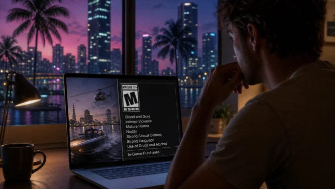 La fiche officielle de GTA 6 détaille sa classification